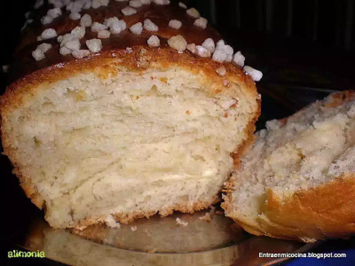 Brioche pepitas de azucar / Brioche au sucre - foto 2