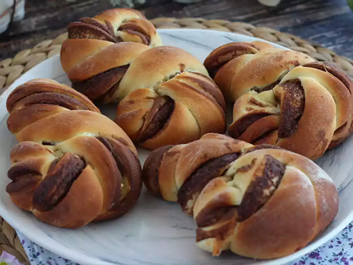 Brioches trenzados de Nutella - foto 2