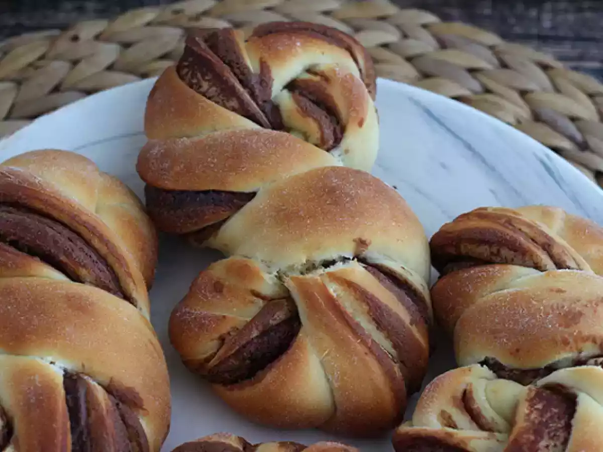 Brioches trenzados de Nutella - foto 3