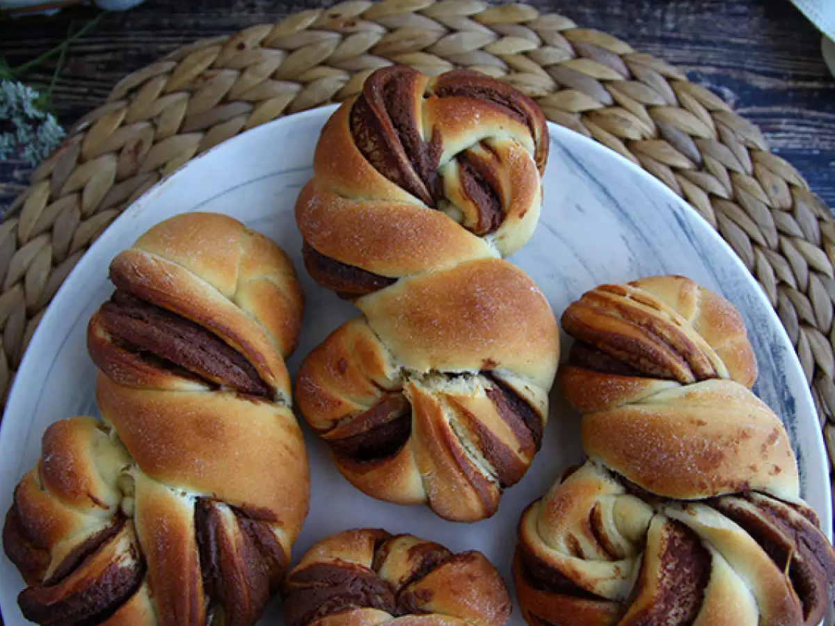 Brioches trenzados de Nutella - foto 4
