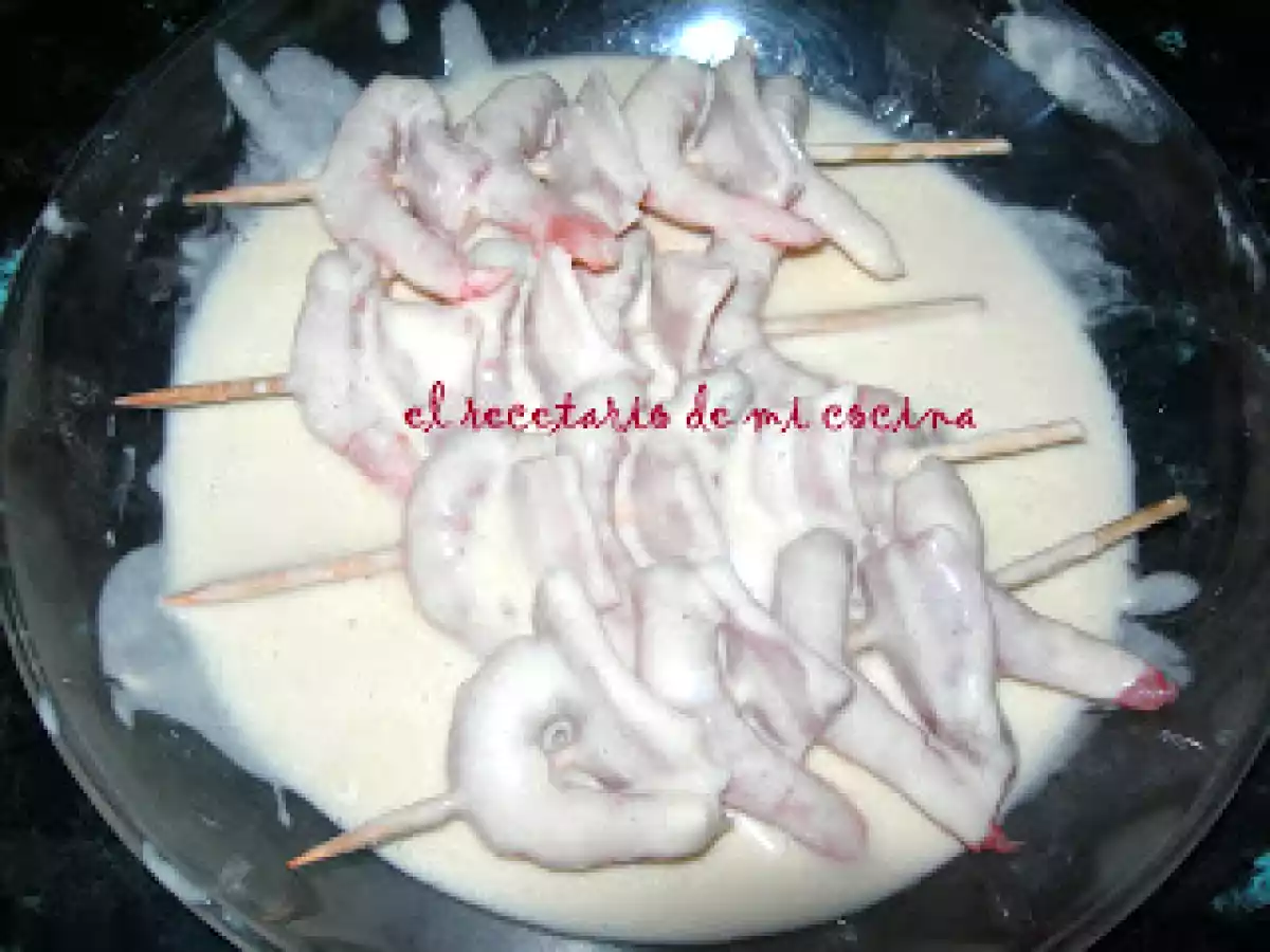 BROCHETA CRUJIENTE DE GAMBAS Y BACÓN - foto 4