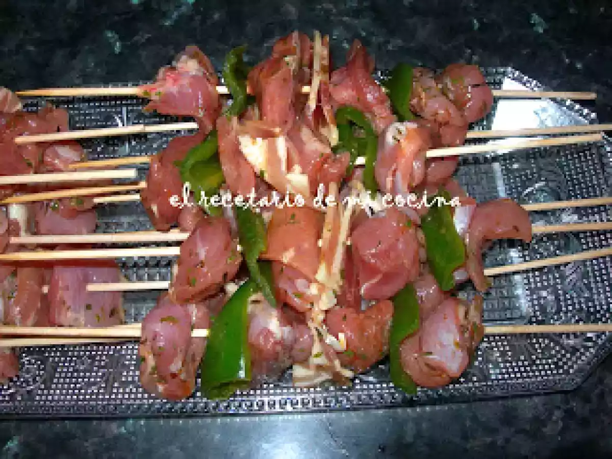 BROCHETA DE PAVO EN ADOBO - foto 3