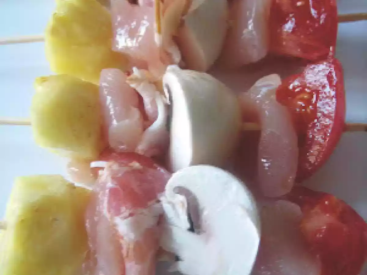 Brochetas de pollo - foto 2