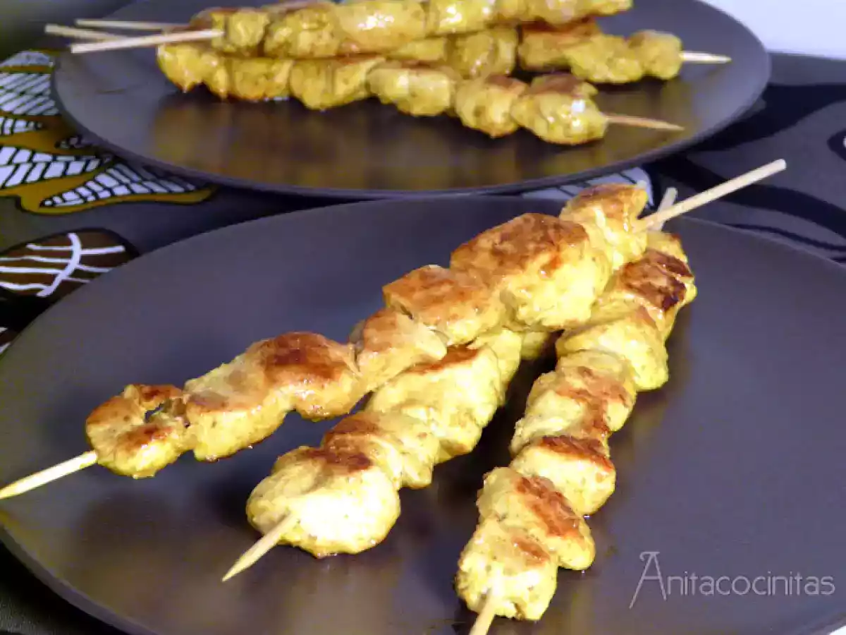Brochetas de pollo al ras el Hanout y AIG2010 - foto 2