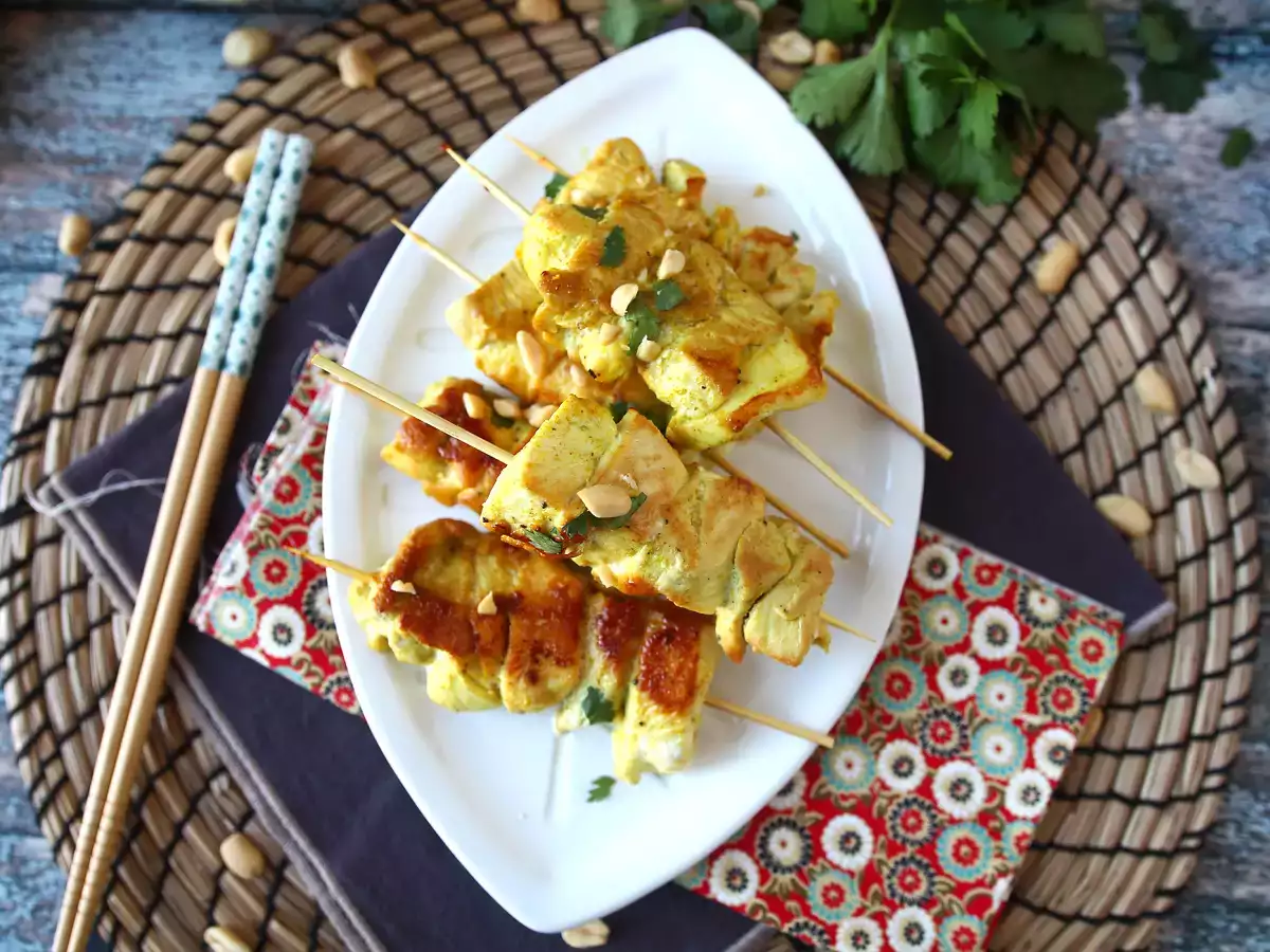 Brochetas de pollo con salsa satay, ¡un viaje culinario a Asia! - foto 7