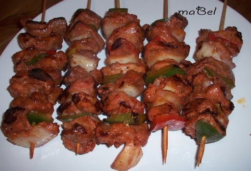 Brochette De Cerdo Brochetas Y Un Truquito Receta Petitchef