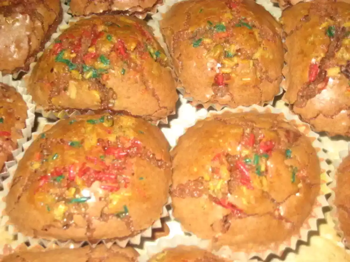 BROWNIE CON ACEITE DE OLIVA, ALMENDRAS Y FRESAS CONFITADAS - foto 5