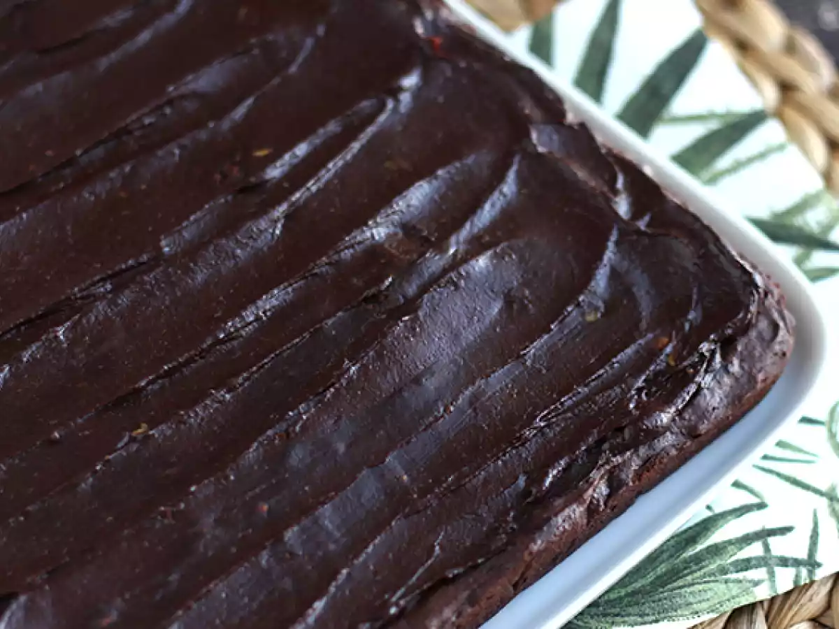 Brownie de aguacate y chocolate sin mantequilla - sin lactosa - foto 5