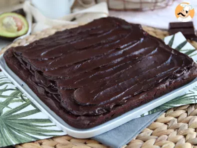 Brownie de aguacate y chocolate sin mantequilla - sin lactosa