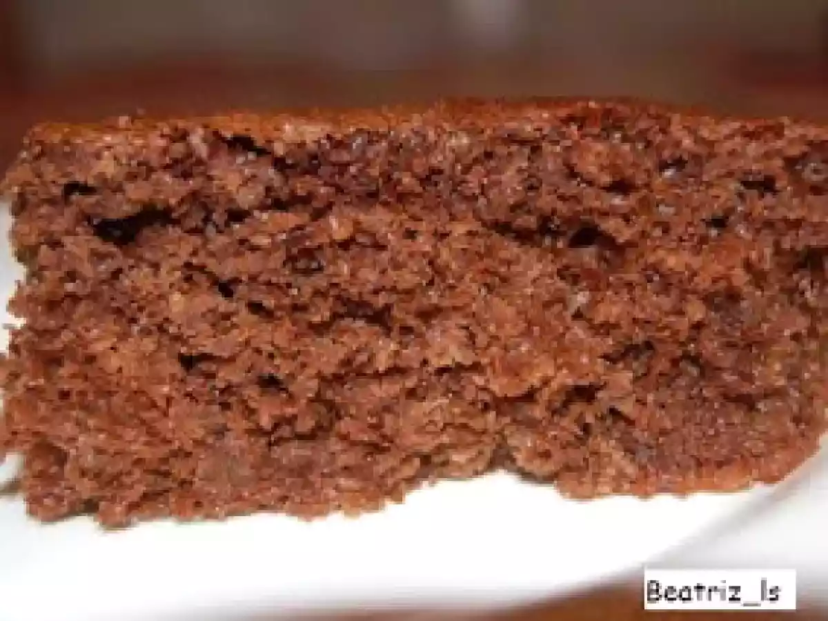 Brownie de plátano con nueces