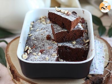 Brownie en microondas, receta express - Receta Petitchef