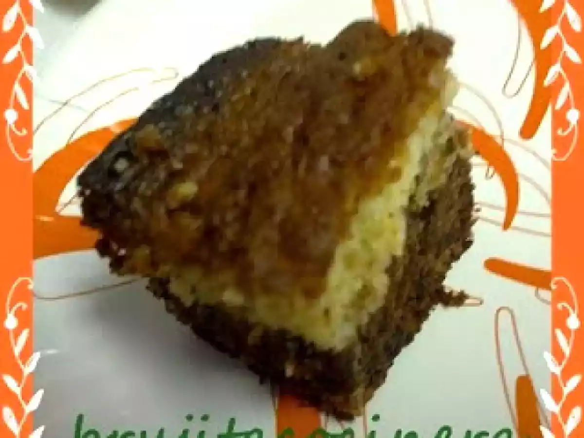 Brownie marmolado en thermomix