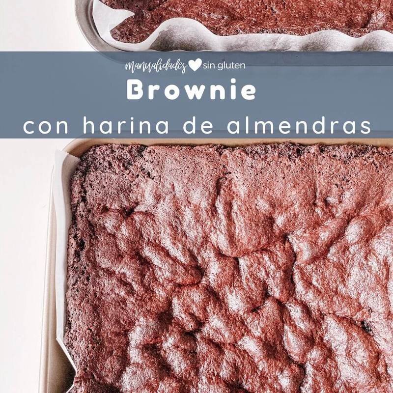 Brownie sin gluten con harina de almendras Receta Petitchef