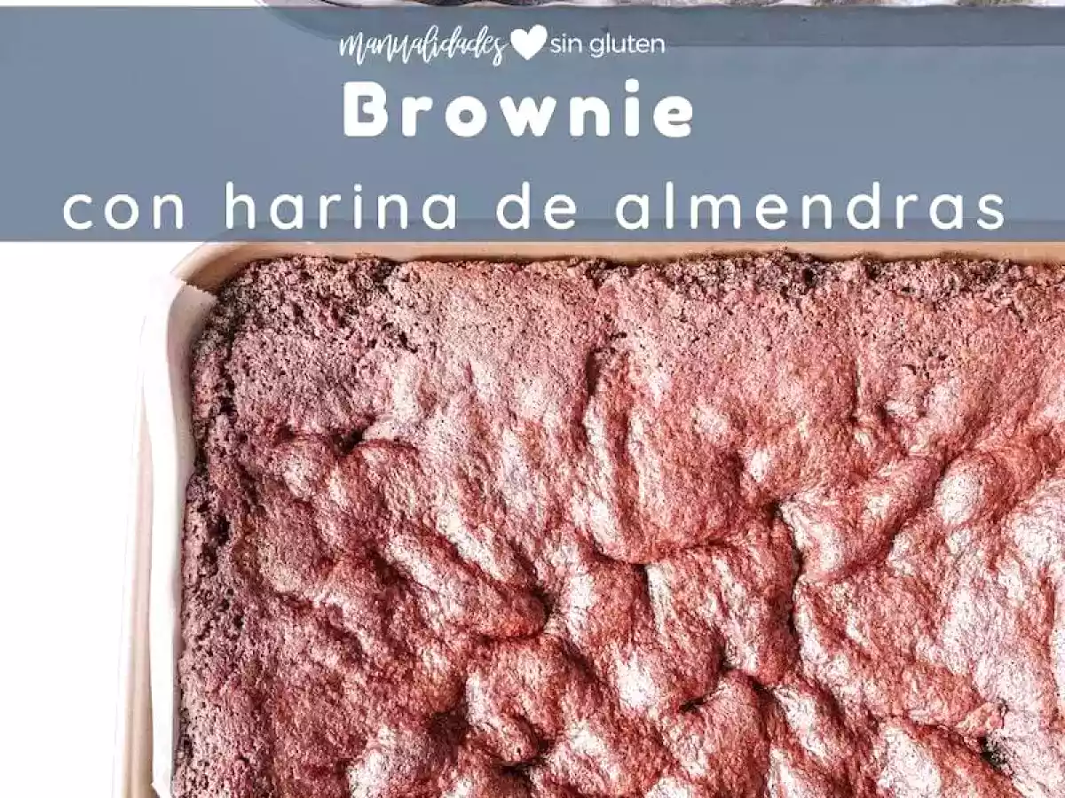 Brownie sin gluten con harina de almendras
