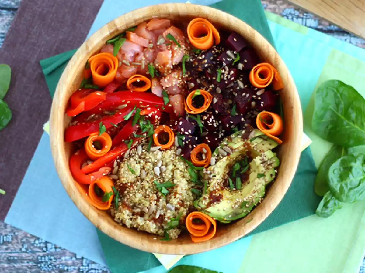 Buddha bowl de salmón - foto 3