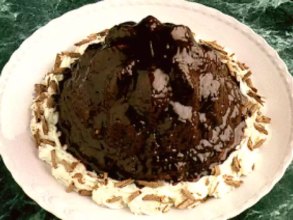 Budin de arroz con chocolate