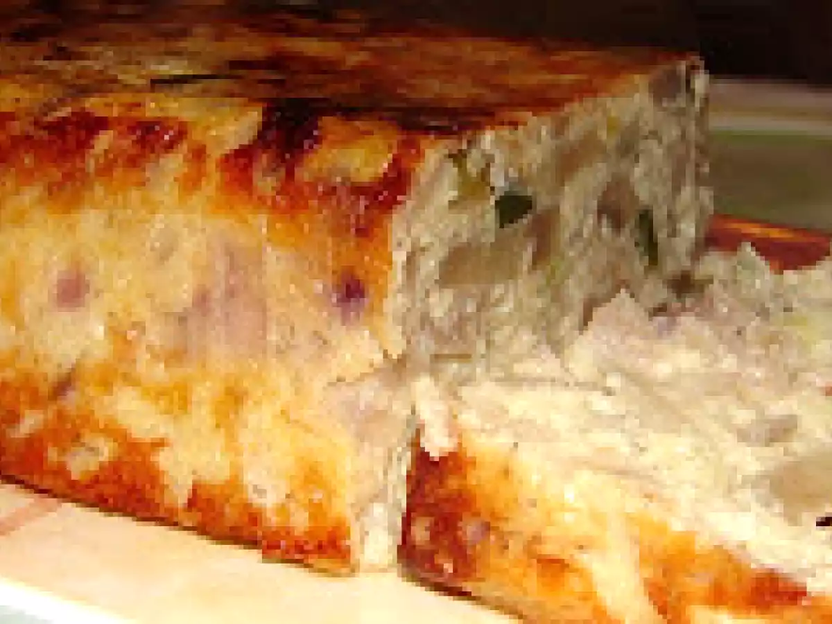 Budín de champignones y cebollas coloradas - foto 2