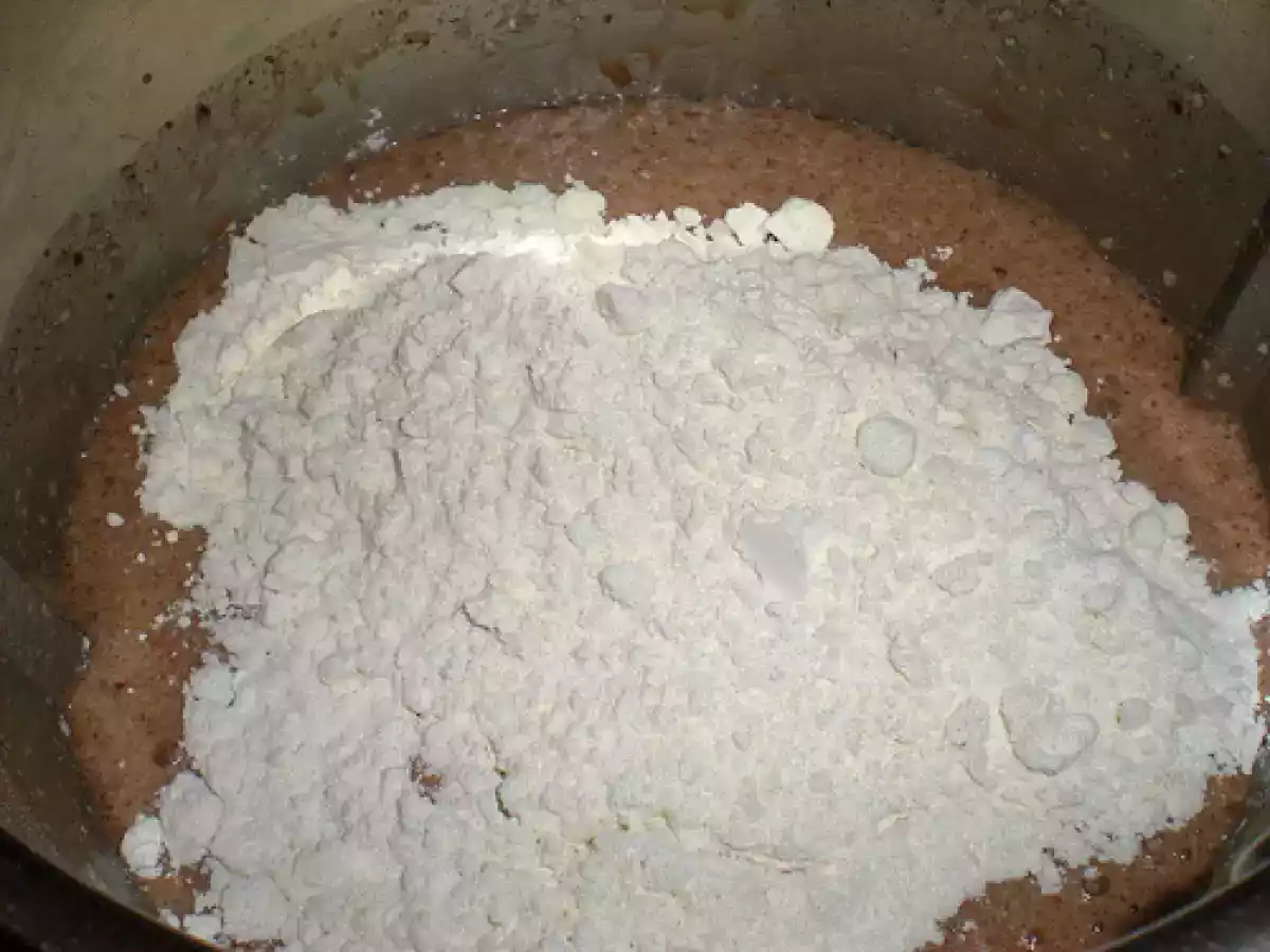 Budin de chocolate con almendras. Paso a paso - foto 5