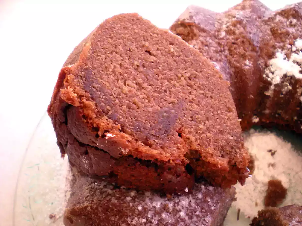 Budin de chocolate con almendras. Paso a paso - foto 13