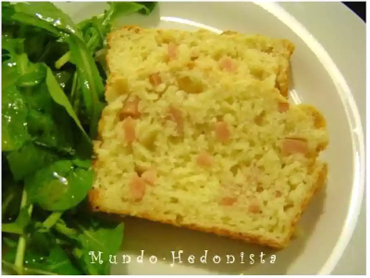 BUDÍN DE JAMÓN Y QUESO