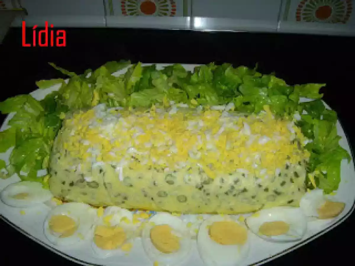 BUDIN DE JUDIAS CON BECHAMEL