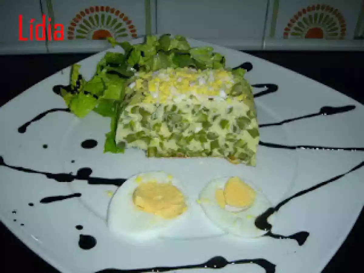 BUDIN DE JUDIAS CON BECHAMEL - foto 2