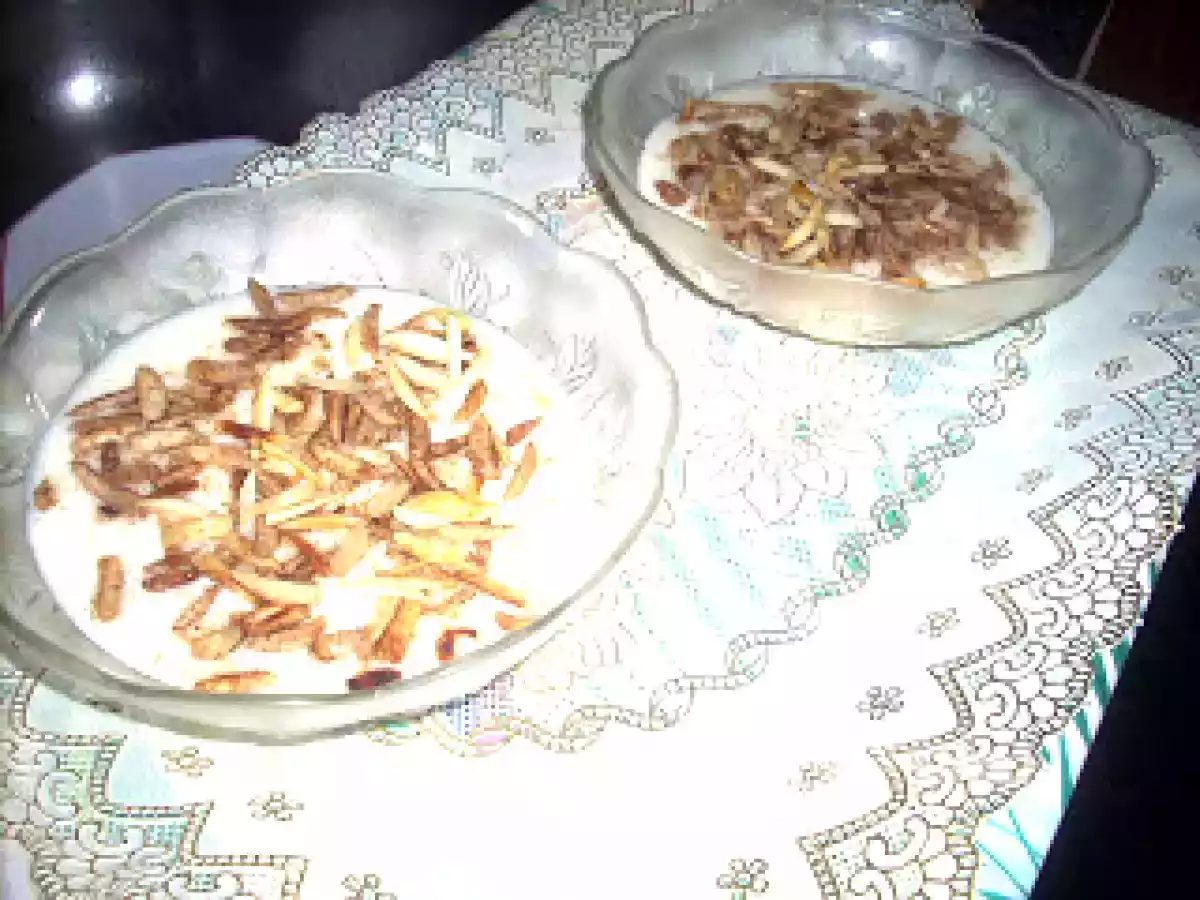 Budín de leche con almendras fileteadas - foto 4