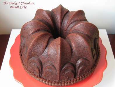 Bundt Cake de chocolate negro