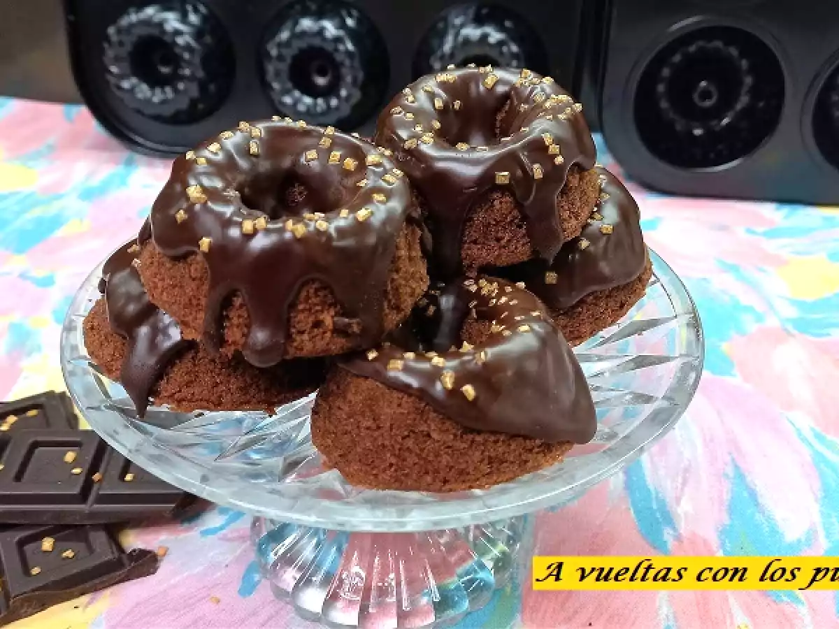 Bundtlettes de chocolate y café