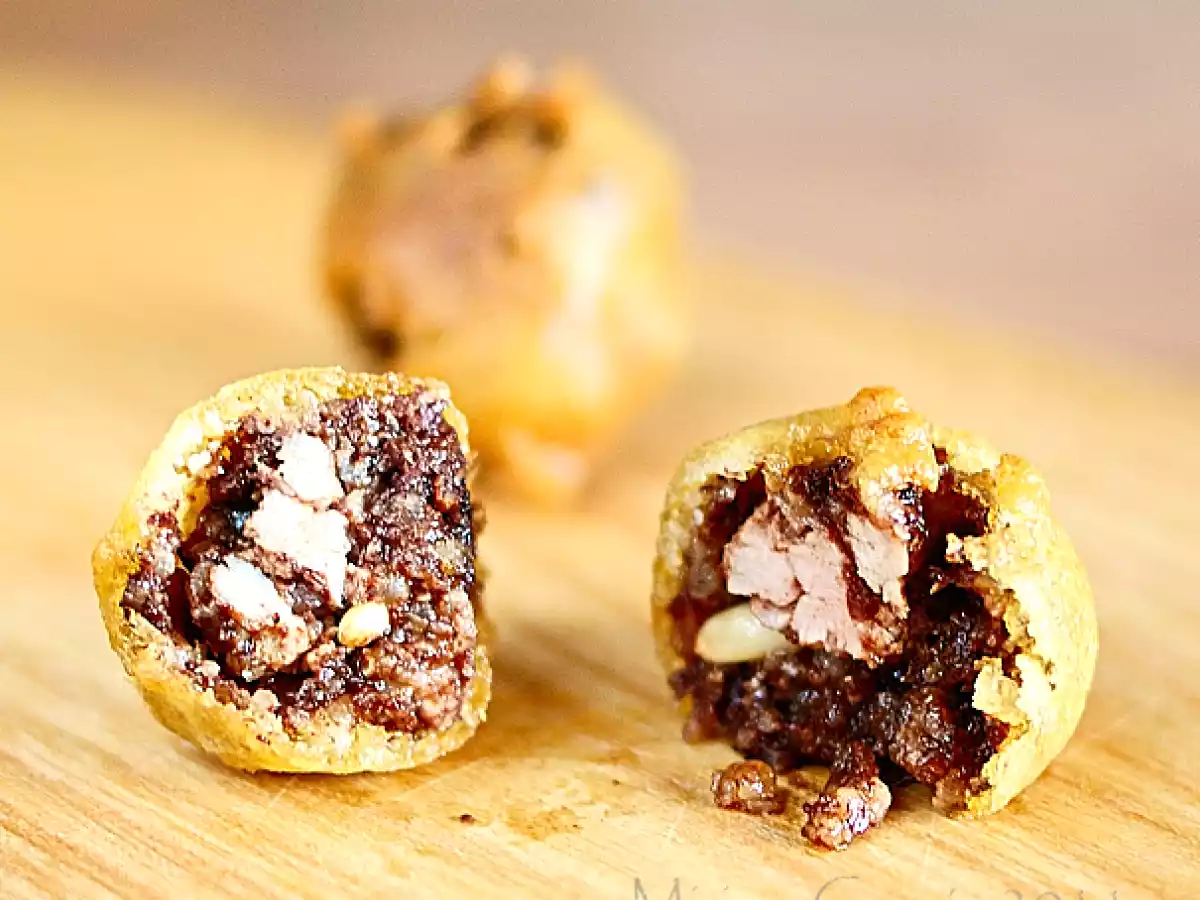 Buñuelos de morcilla de Santi Santamaría - foto 4