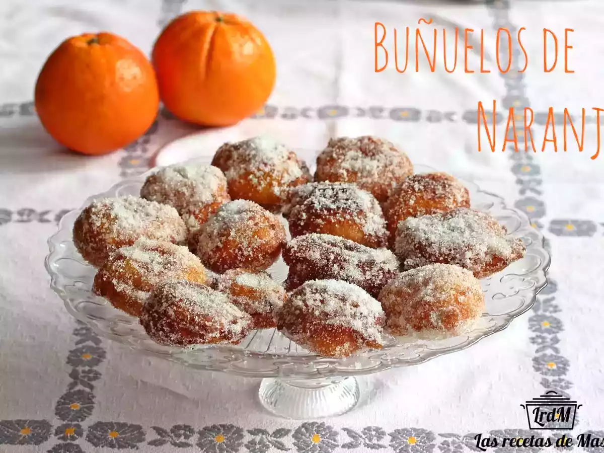 Buñuelos de naranja rebozados