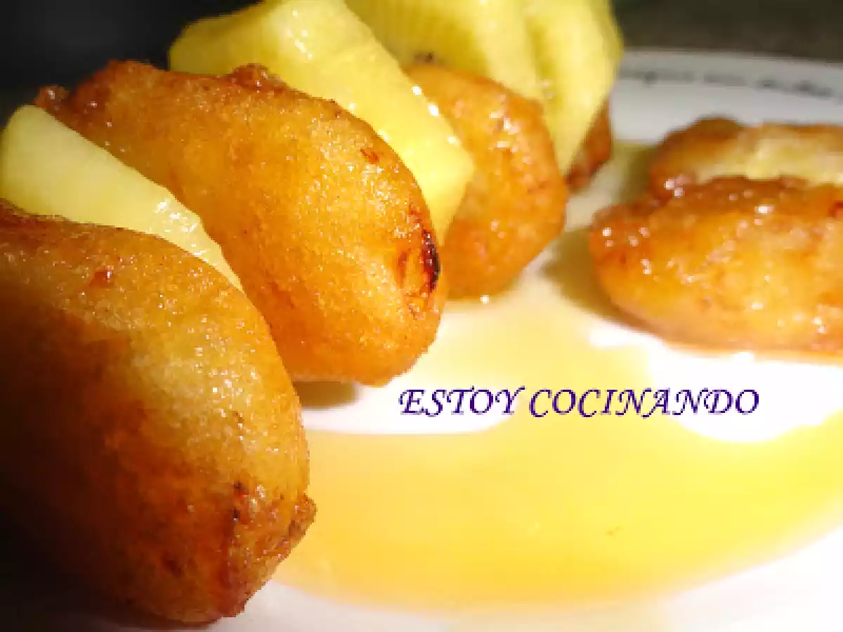 Buñuelos de plátano y kiwi con miel de caña - foto 6