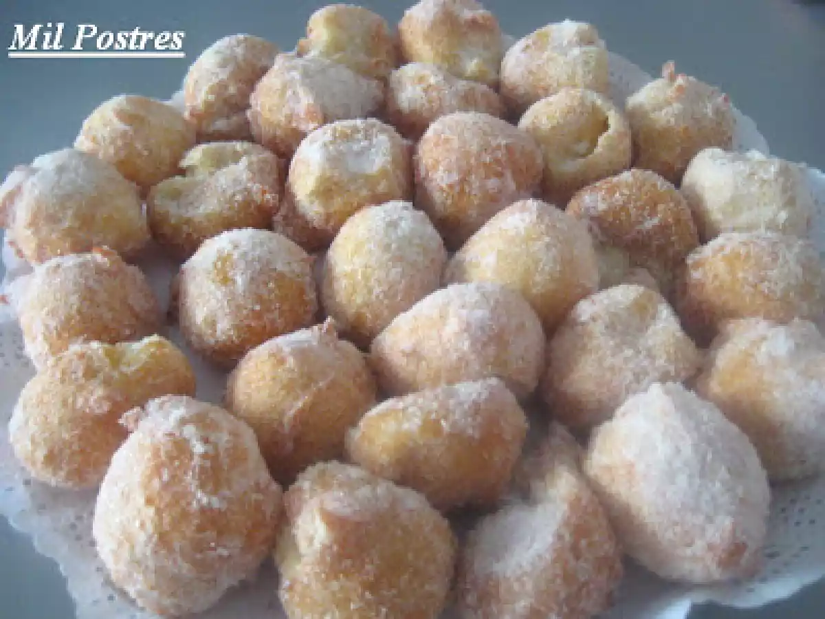 Buñuelos de viento azucarados - foto 2