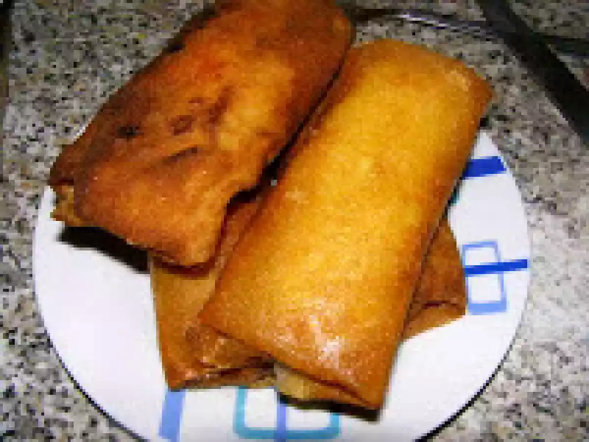 Burek rellenos de patata - Rollitos rellenos