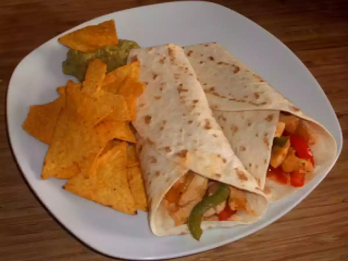 Burritos de pollo