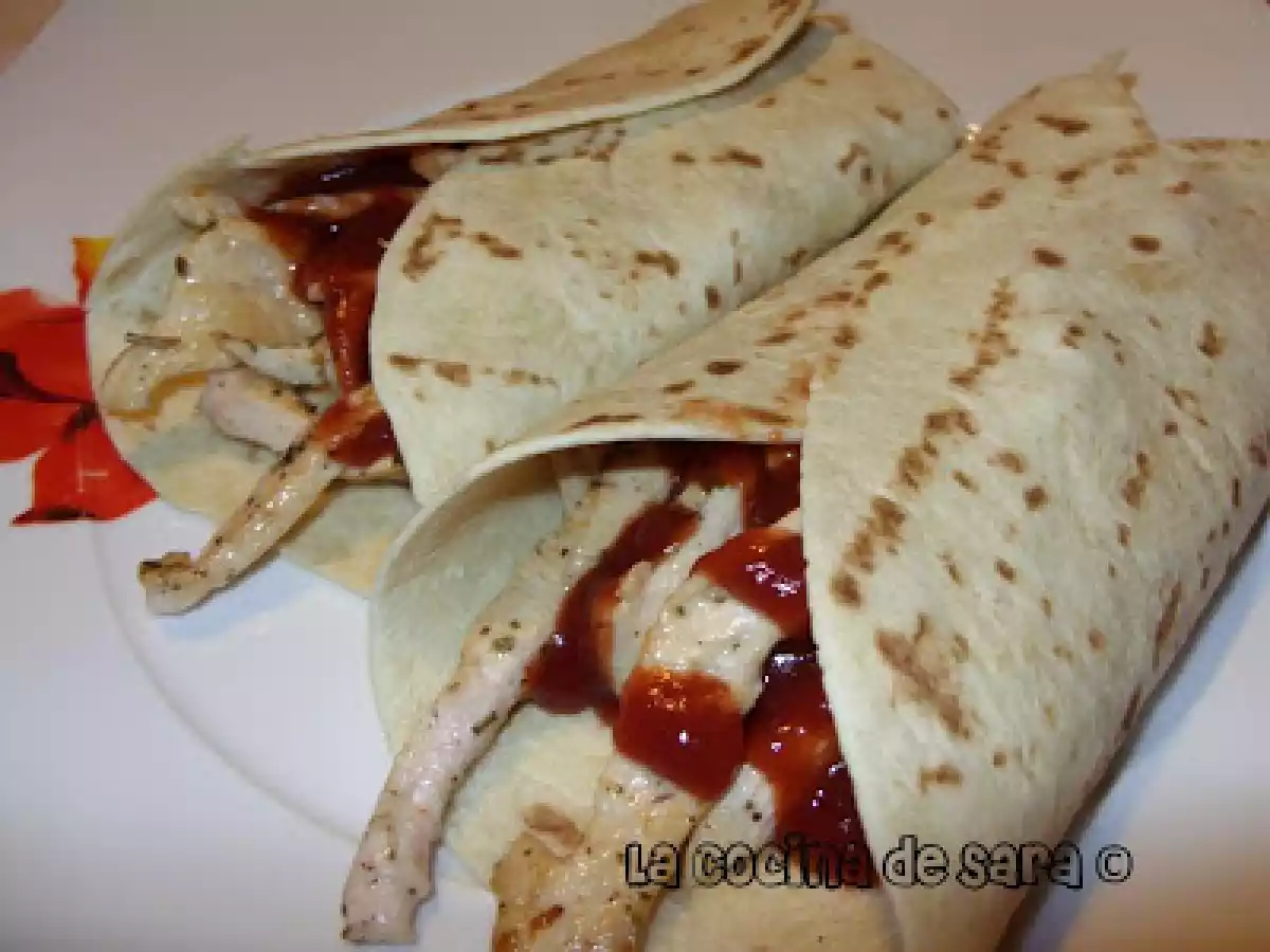 Burritos de Pollo a las Finas Hierbas