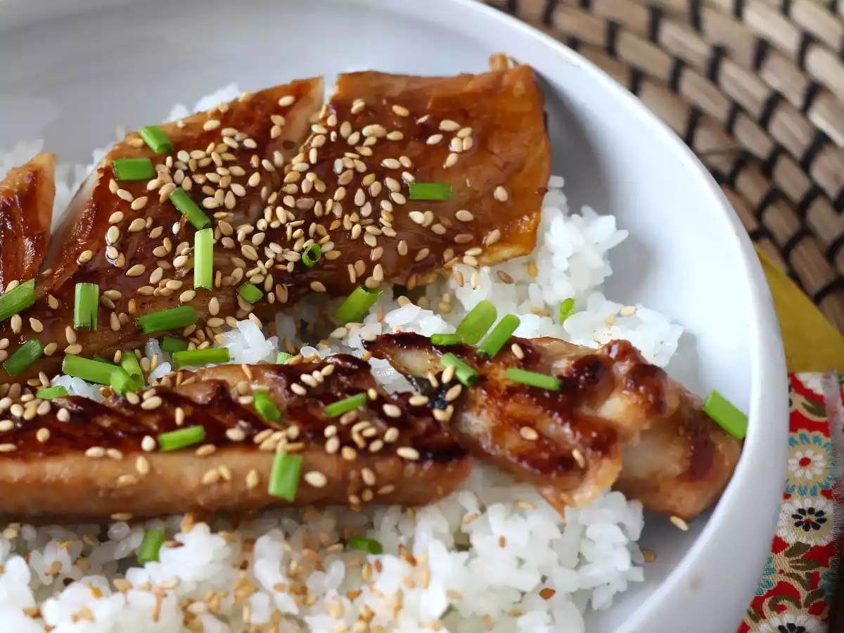 Caballa con salsa de soja y miel - foto 5