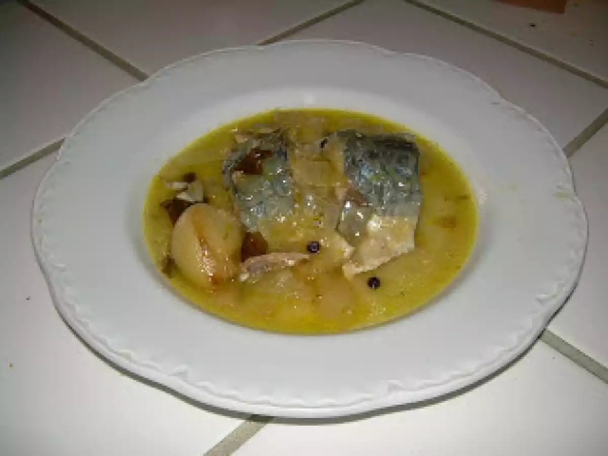 Caballa en escabeche de naranja