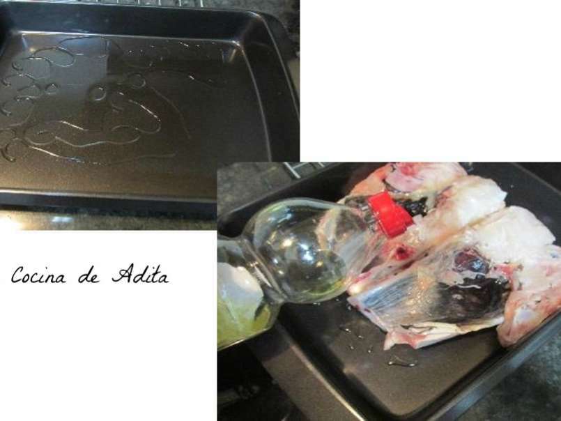 Cabeza de merluza al horno, foto 3