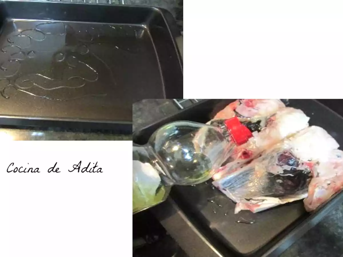 Cabeza de merluza al horno - foto 3