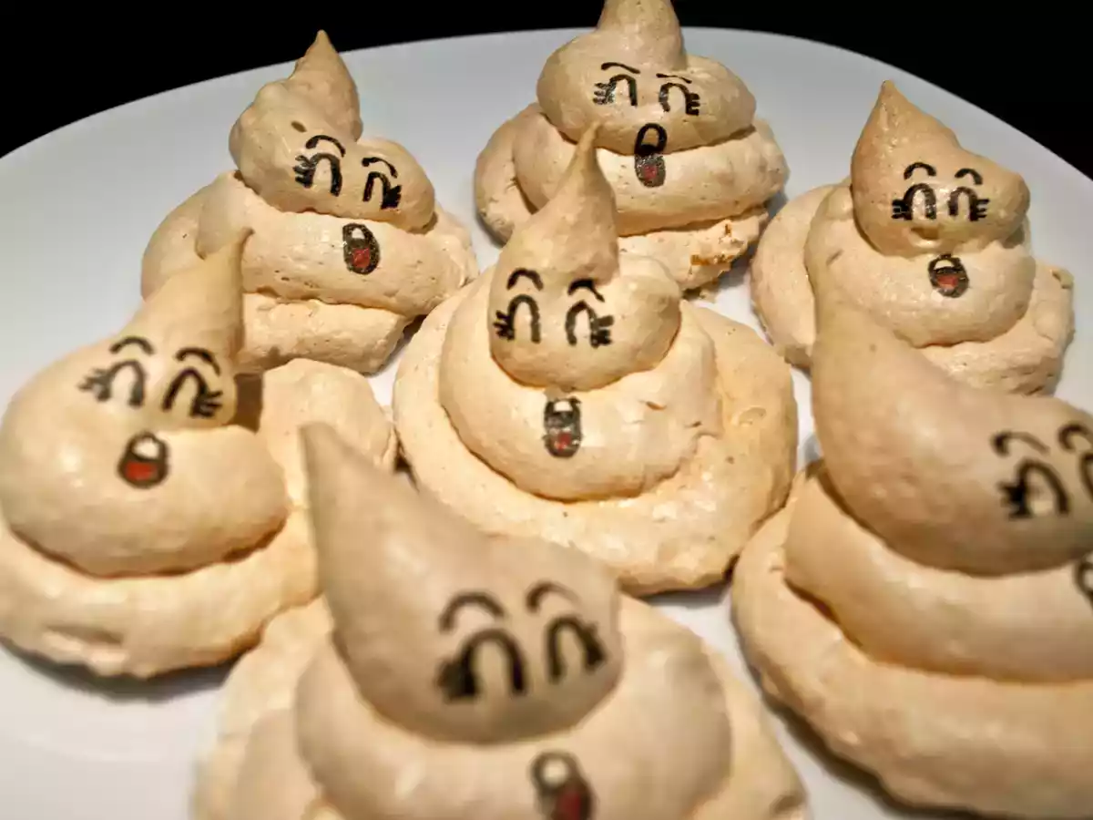 Cacas de merengue francés - foto 2