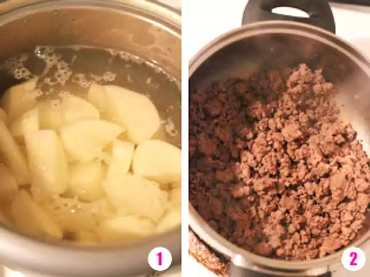 Cacerola de carne con puré de papa al horno - foto 3