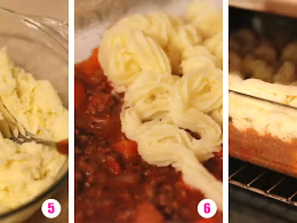 Cacerola de carne con puré de papa al horno - foto 5