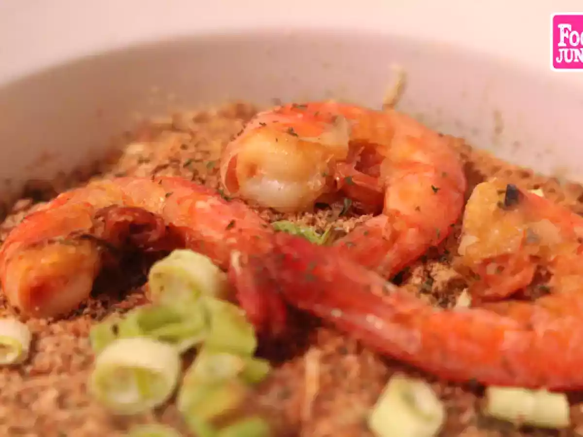 Cacerola de salmón y camarones - foto 2