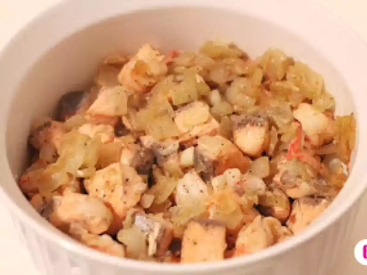 Cacerola de salmón y camarones - foto 6