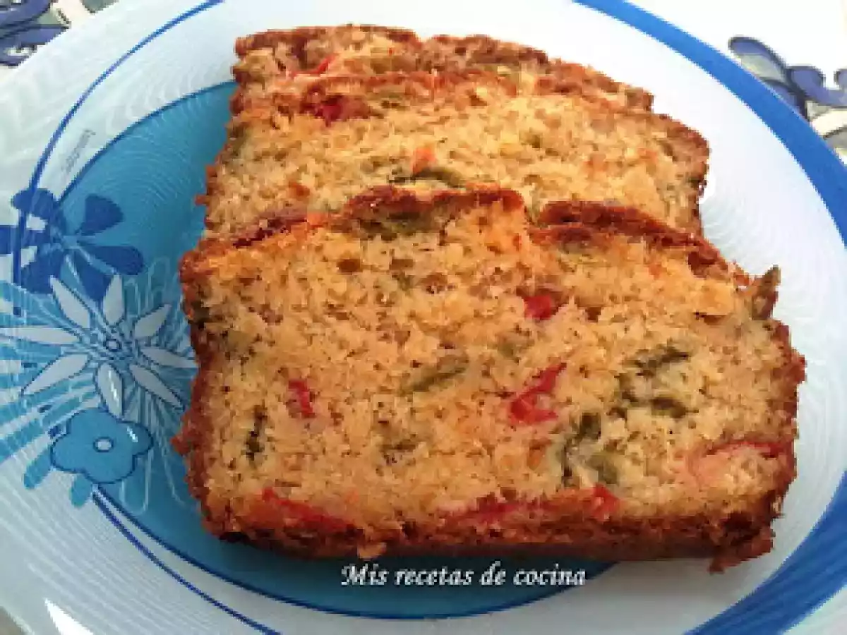 Cake de atún y pimientos - foto 3