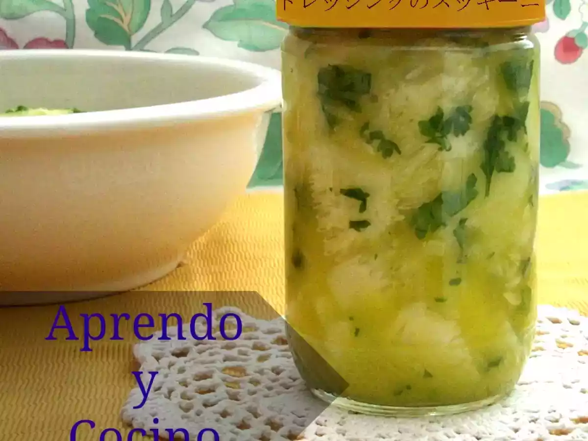 Calabacín a la vinagreta