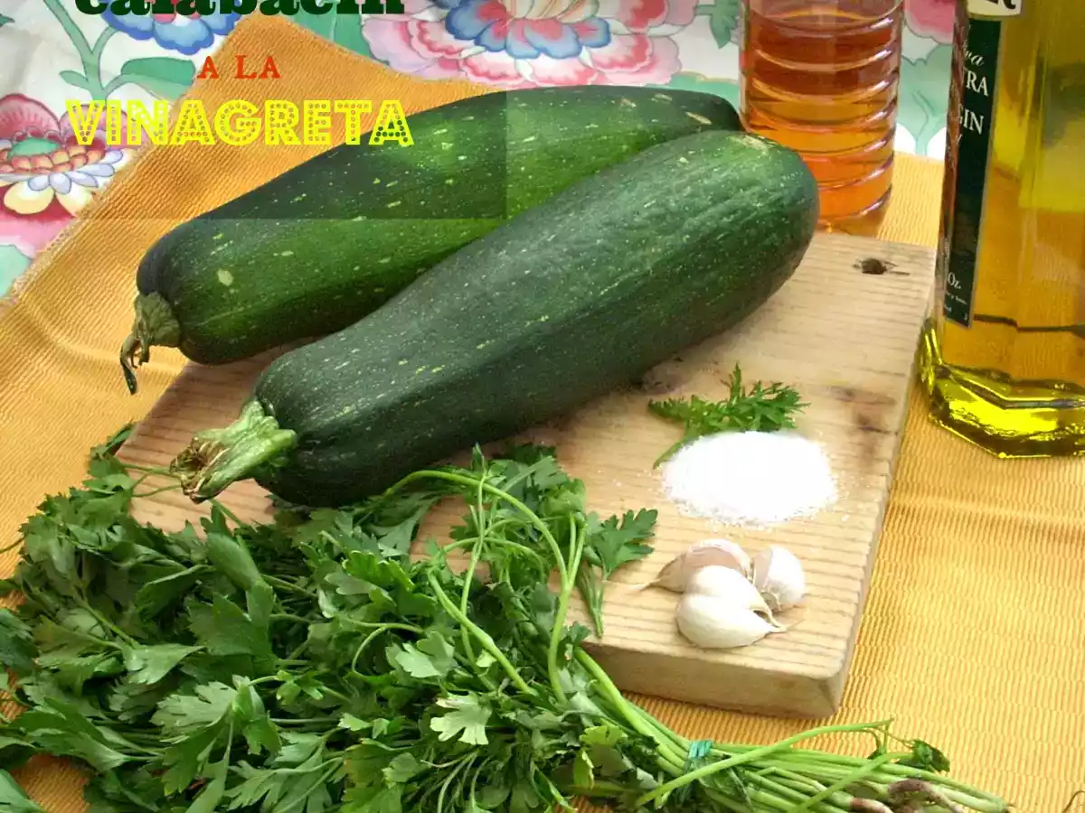 Calabacín a la vinagreta - foto 2