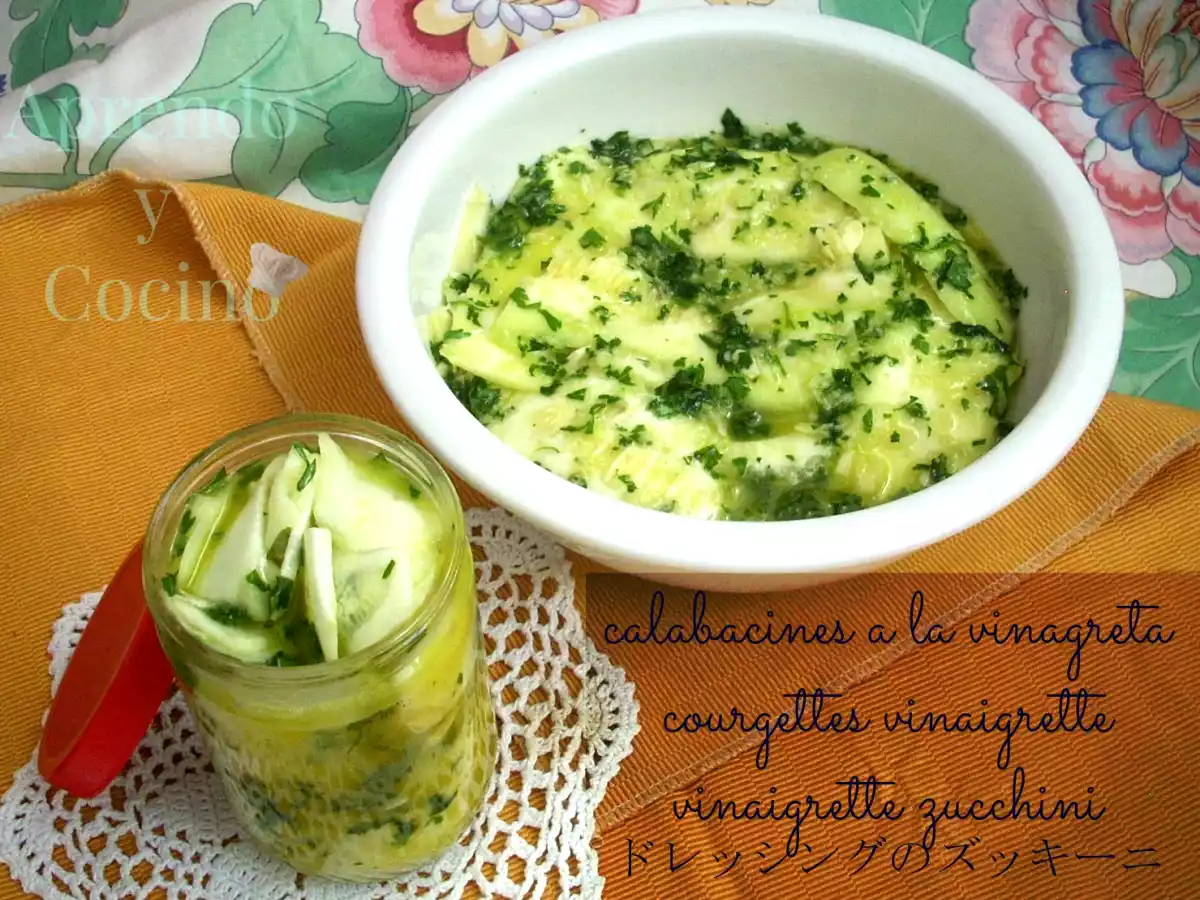 Calabacín a la vinagreta - foto 3