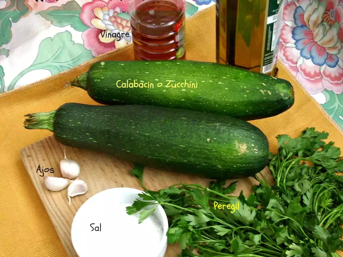 Calabacín a la vinagreta - foto 4